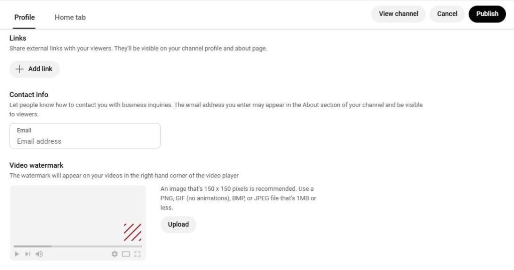 YOutube add watermark in yt video

